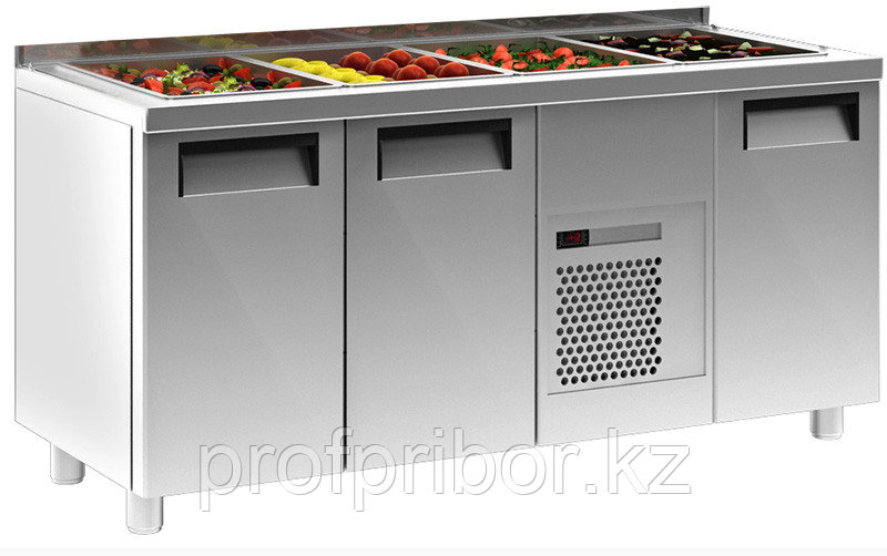 Стол для салатов Полюс T70 M2sal-1-G 9006-2 корпус серый, (SL 2GNG Полюс)