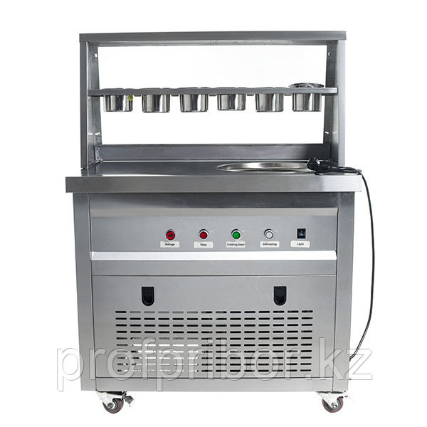 Фризер для жареного мороженого KCB-1Y (контейнеры, световой короб, стол для топпингов) Foodatlas