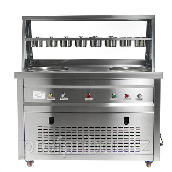 Фризер для жареного мороженого KCB-2Y (контейнеры, стол для топпингов) Foodatlas