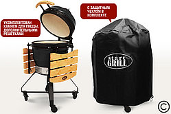 КЕРАМИЧЕСКИЙ ГРИЛЬ SG18 PRO 45 СМ / 18 ДЮЙМОВ (ЧЕРНЫЙ)