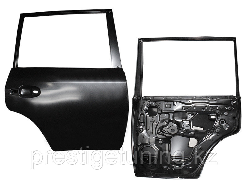 Задняя дверь правая (R) на Land Cruiser 200 2012-15 с отв-м под молдинг (Оригинал)