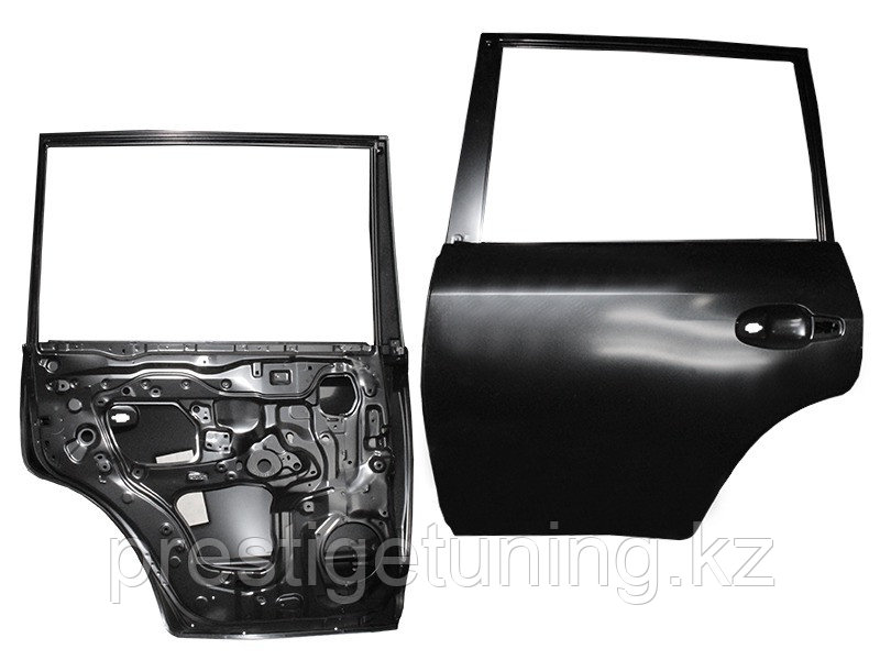 Задняя дверь левая (L) на Land Cruiser 200 2012-15 с отв-м под молдинг (Оригинал)
