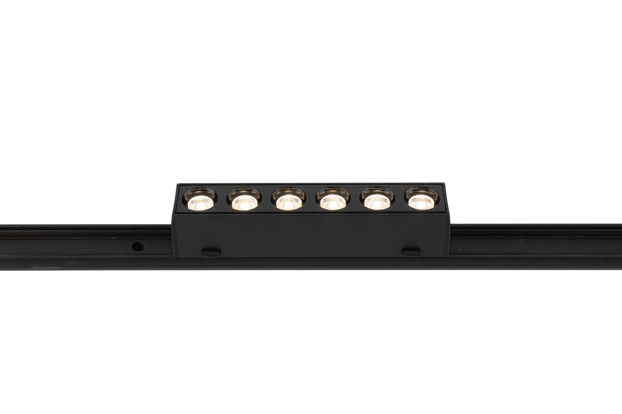 Св-к LED Magnetic SLIM 6W 48V 4000K BLACK TRACK (TEKLED)