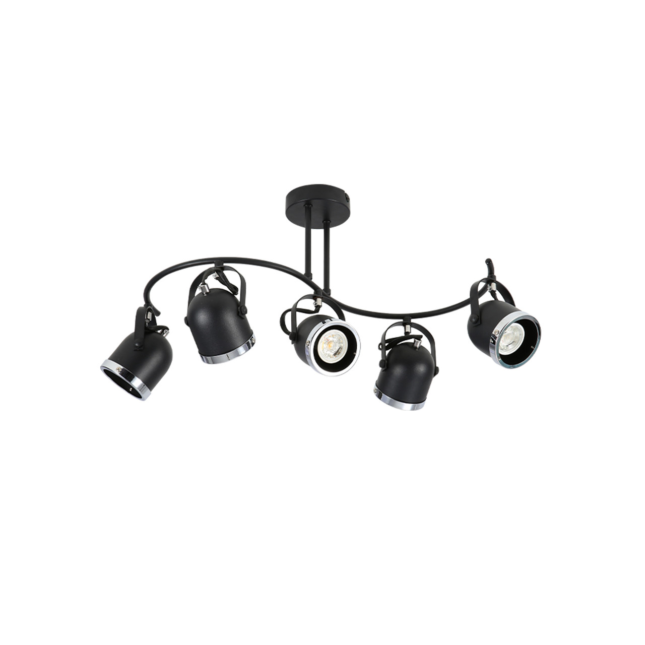 Свет-к SD21434/5 50W GU10x5 BLACK (TEKLEDL)10шт