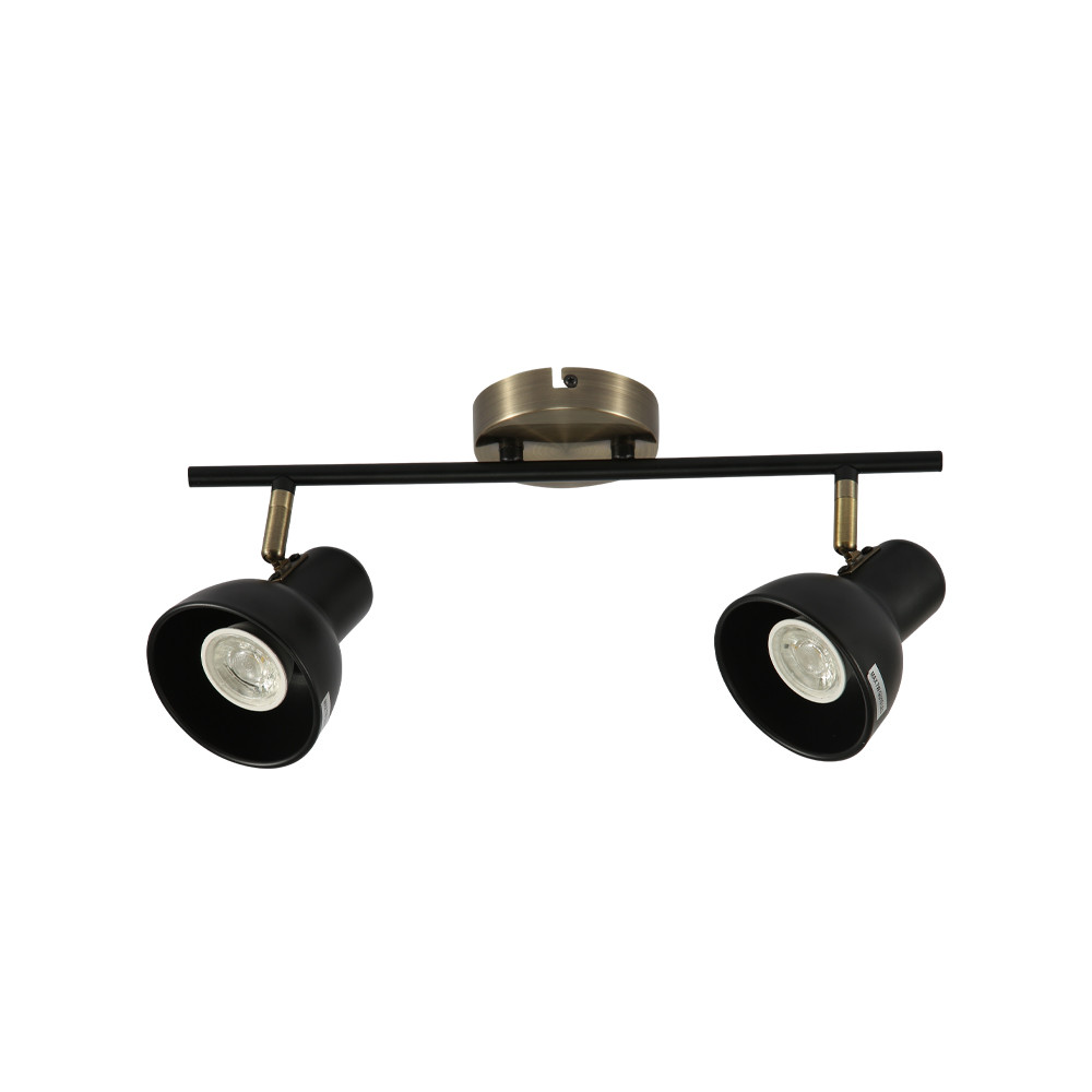 Свет-к SD21437/2 50W GU10x2 BLACK (TEKLED) 10шт