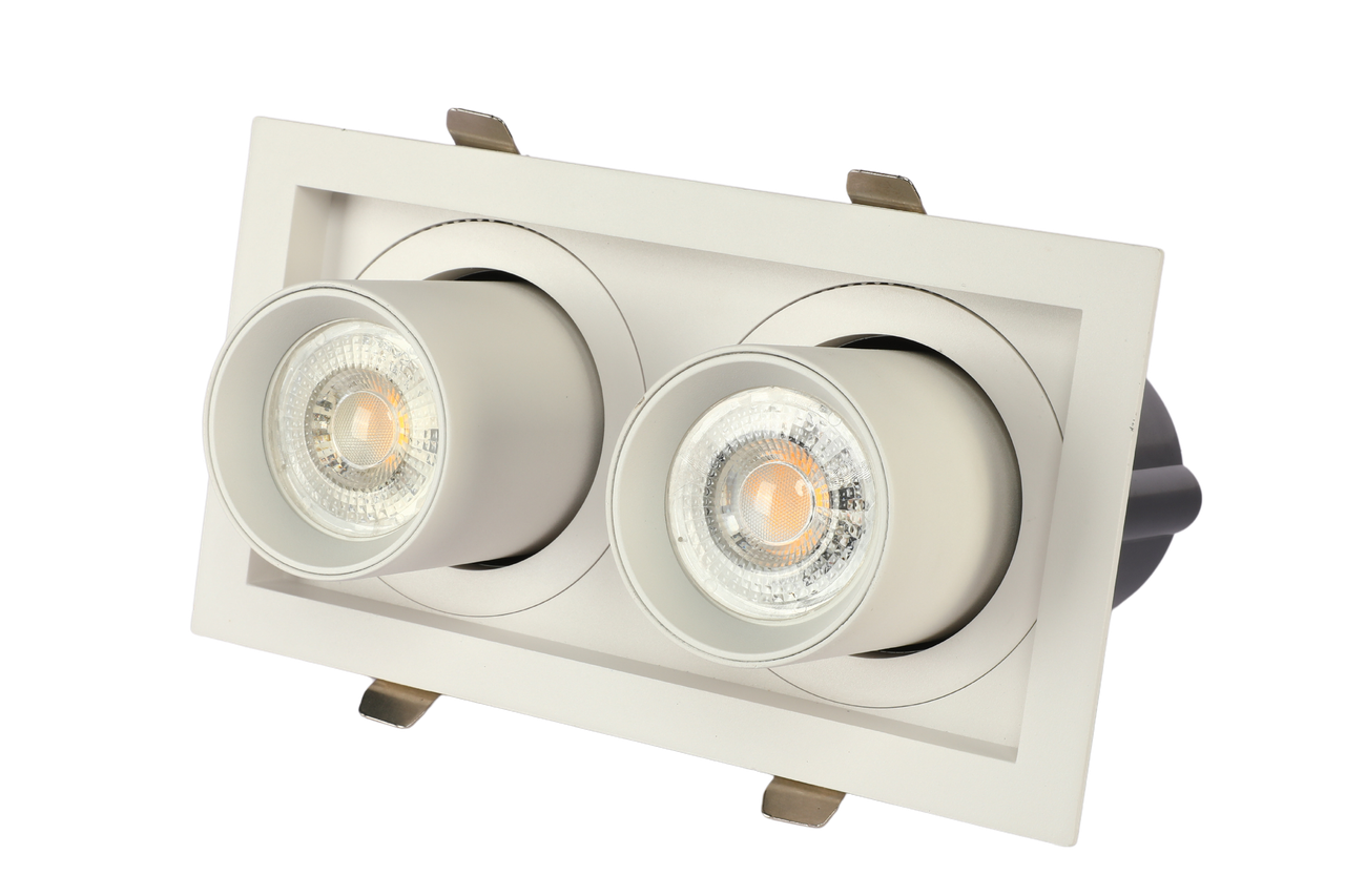 DOWNLIGHT SY7761-2 GU10 WHITE 220x145 (TEKLED)
