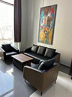 Офисный диван + 2 кресла (3+1+1)