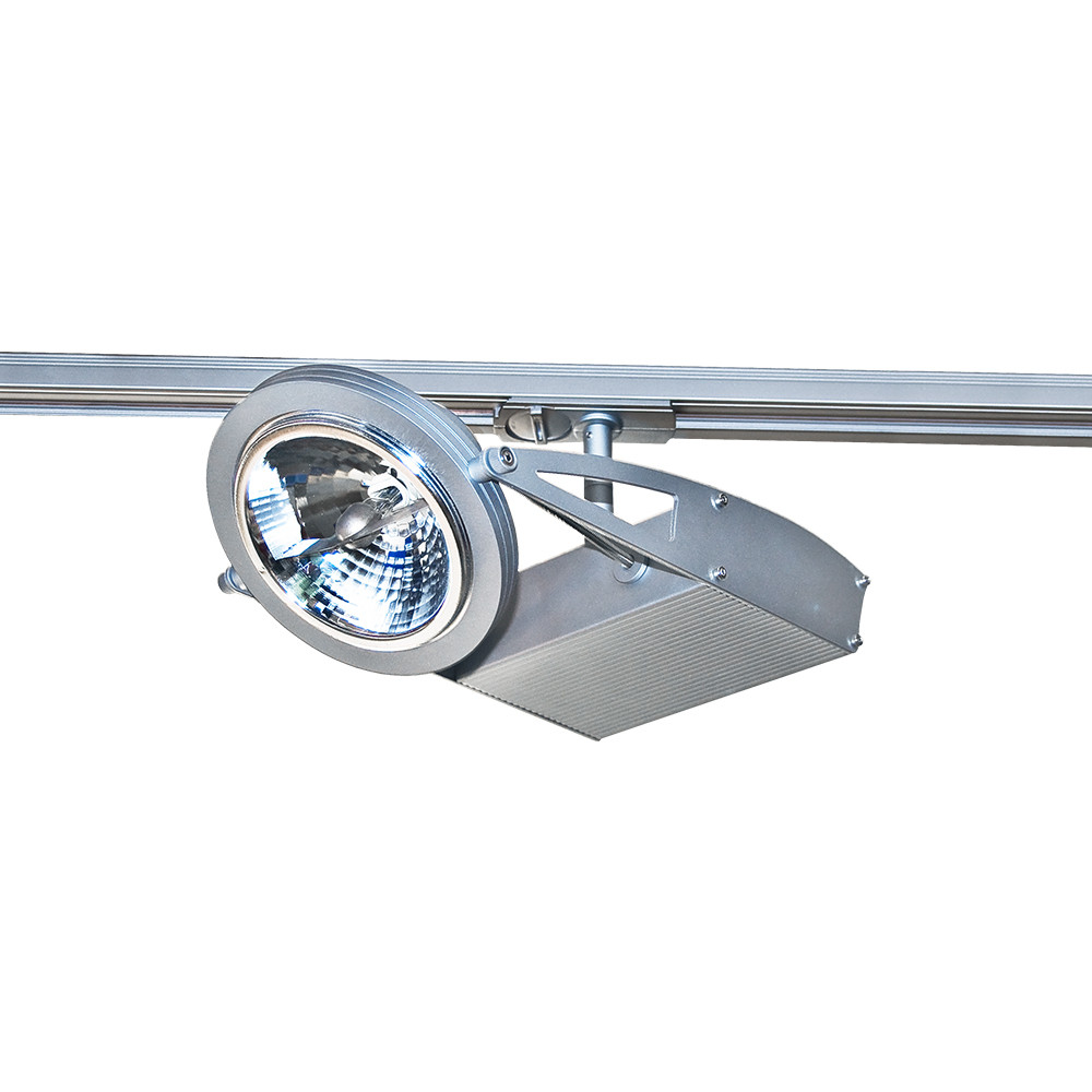 Свет-к TR-105 SILVER 12V 50W AR111 TRACK 8шт