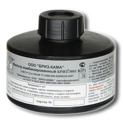 ФИЛЬТР ПРОТИВОГАЗОВЫЙ "БРИЗ-3001" В1Р1D