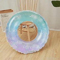 Надувной круг для плавания с блестками 90 см