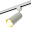 Светильник Feron AL155 трековый однофазный на шинопровод под лампу GU10, белый-золото, фото 2