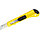 Нож канцелярский BASY, 18 мм, с фиксатором, желтый, европодвес, фото 2