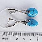 Серьги из серебра с фианитами Красная Пресня 33310074Б, фото 3