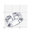 Кольцо из серебра SOKOLOV 94013220 серебро с родием, фото 6