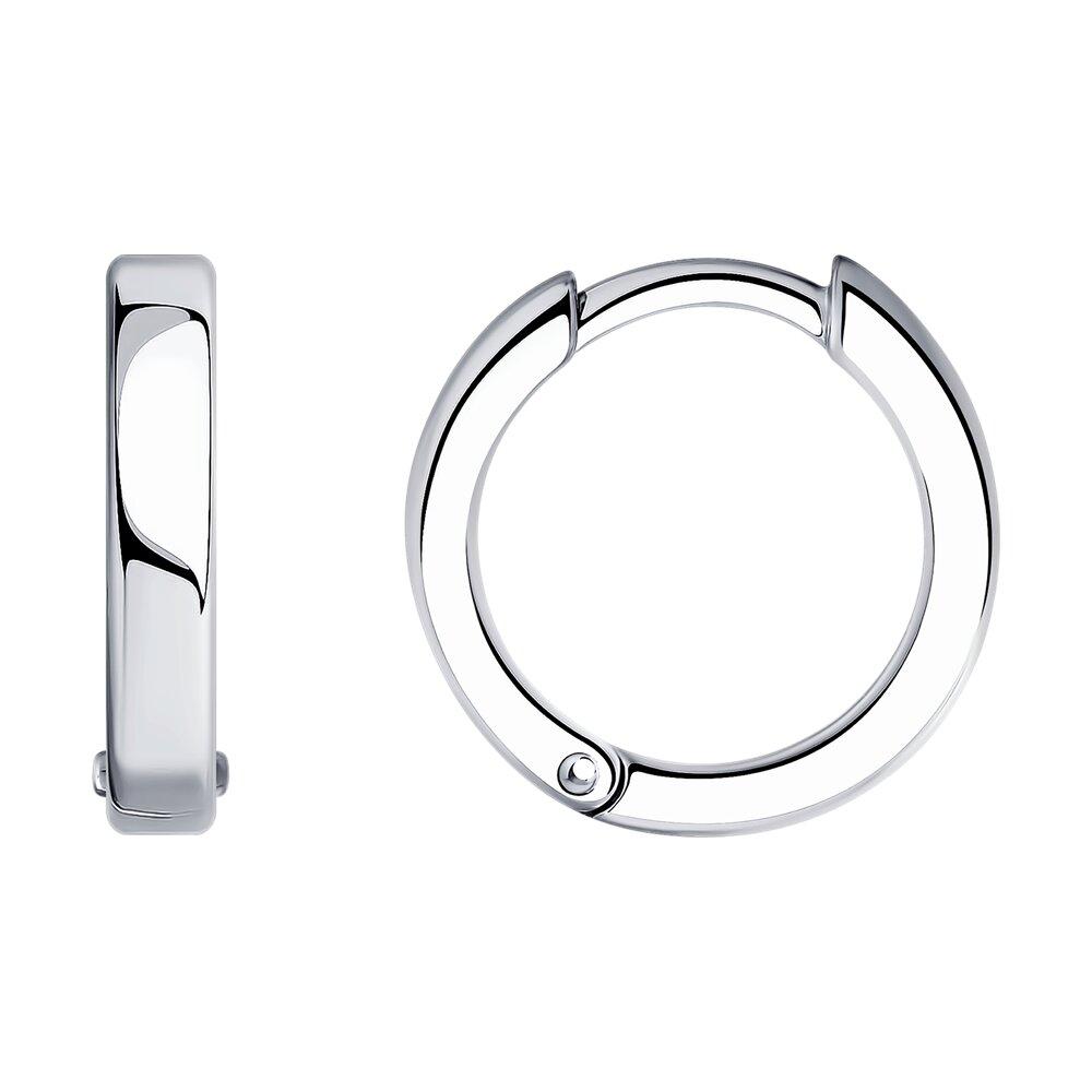 Серьги из серебра SOKOLOV 94025733 серебро с родием, фото 1