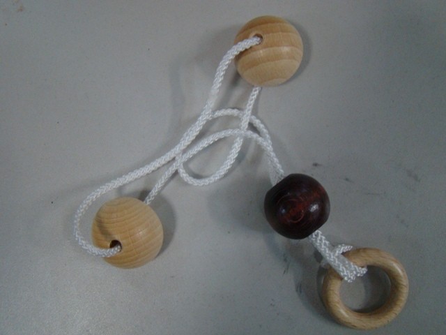 Головоломка Mini string puzzle Hemi-spheres, Eurika