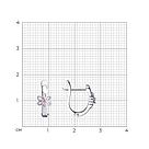 Серьги из серебра с фианитами Diamant 94-120-01132-1 серебро с родием, фото 5