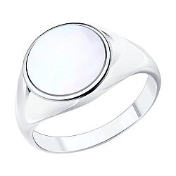 Кольцо из серебра с перламутром SOKOLOV 83010176 серебро с родием