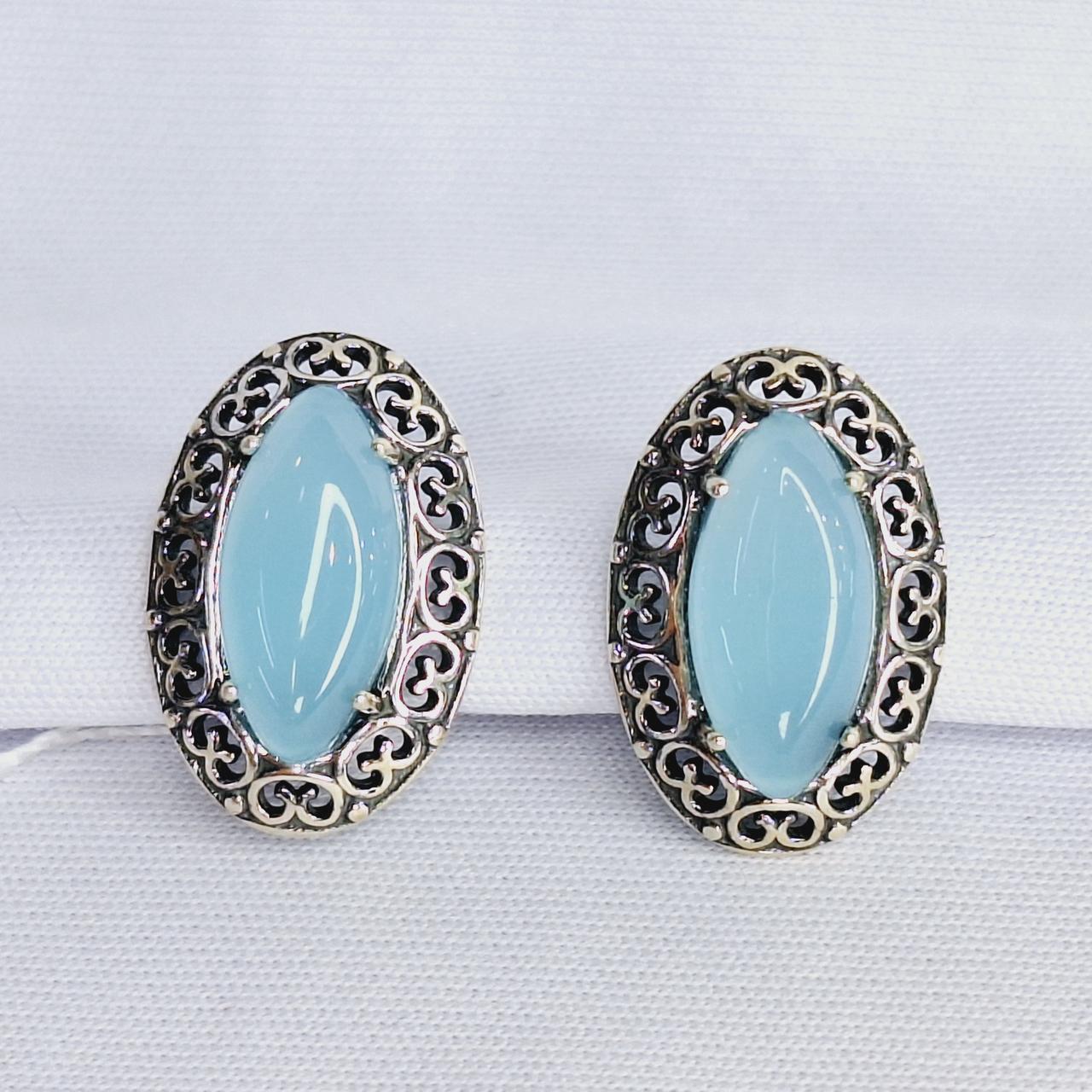 Серьги из серебра с фианитами Красная Пресня 33312286гх, фото 1