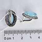 Серьги из серебра с фианитами Красная Пресня 33312286гх, фото 3