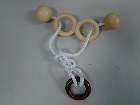 Головоломка Mini string puzzle Spectacles, Eurika