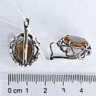 Серьги из серебра с фианитами Красная Пресня 3387522-22, фото 3