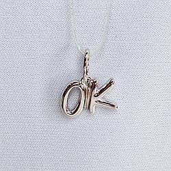 Подвеска из серебра Diamant 94-130-01090-1 серебро с родием коллекц. PRESENT