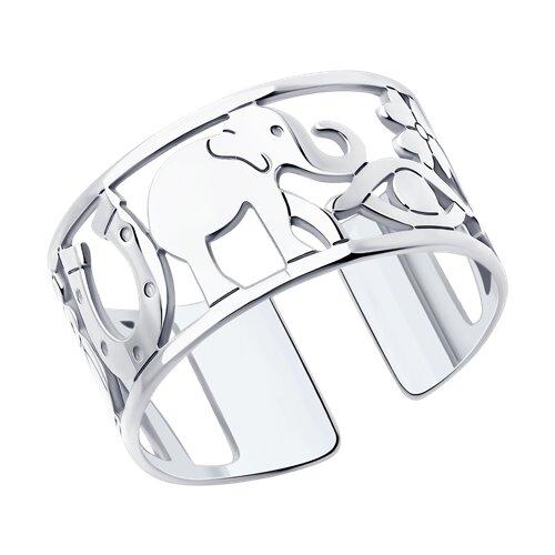 Кольцо из серебра Diamant 94-110-01972-1 серебро с родием коллекц. PRESENT
