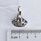 Серьги из серебра с фианитами Красная Пресня 2387522-22, фото 3