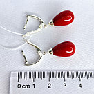 Серьги из серебра с фианитами Красная Пресня 3366752б2 , с английским замком, фото 3