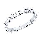 Кольцо из серебра SOKOLOV 94013865 серебро с родием, фото 4