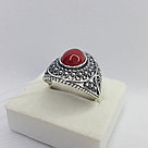 Кольца из серебра стекло ювелирное собственной огранки Красная Пресня 23312380Кр, фото 2