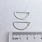 Серьги из серебра с фианитами Красная Пресня 33014876Д, фото 2