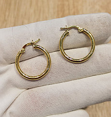 Серьги-конго / 2 см ( пр. Абая 141 )