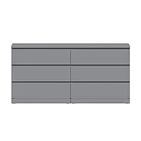 VARMA 6D комод 160х77х40, серый