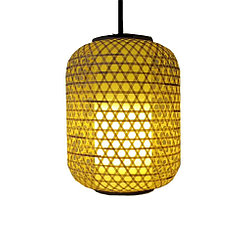 Люстра из ротанга