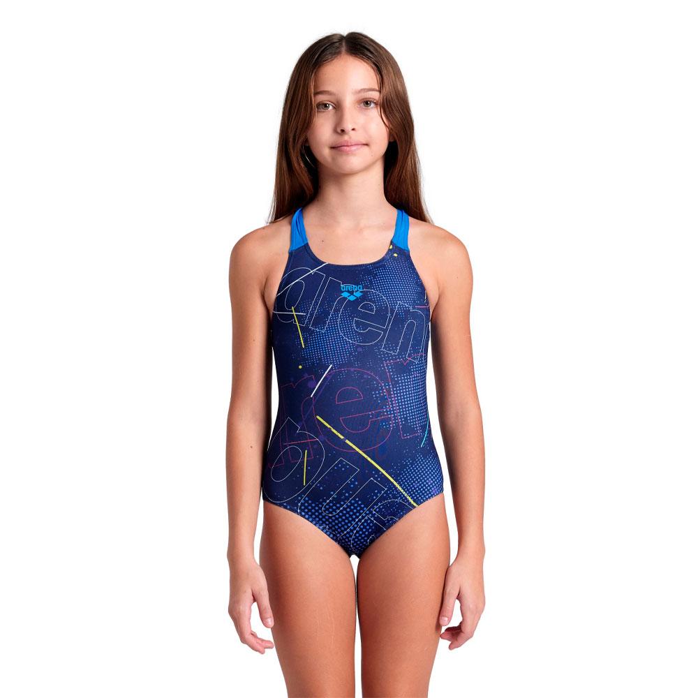 Купальник детский спортивный Arena Galactic navy blue river 6-15 лет