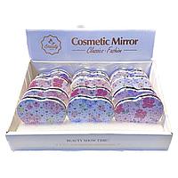 Зеркало складное "Flowers and Heart" в форме сердца, Beauty for you