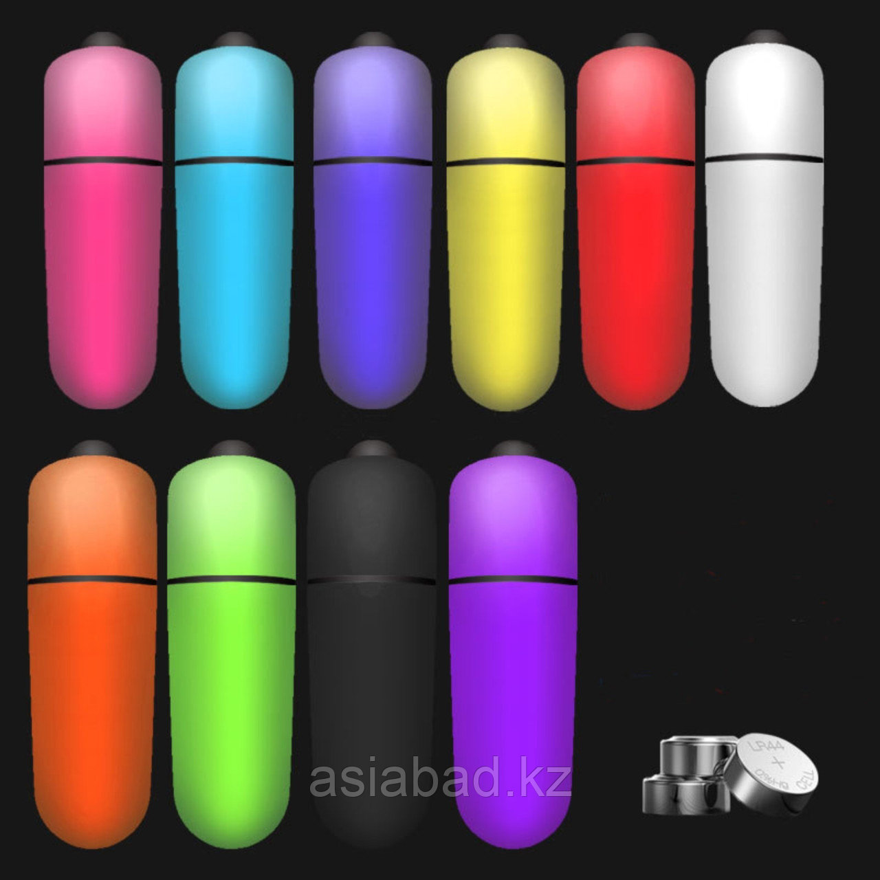 Вибратор Оки-Чпоки, вибропуля, универсальный, IP65, ABS пластик, Soft силикон, 1 режим, 6 см, микс, фото 1