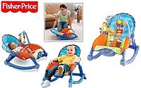 Fisher-Price P0107 Шезлонг - кресло - качалка "Deluxe 2в1"
