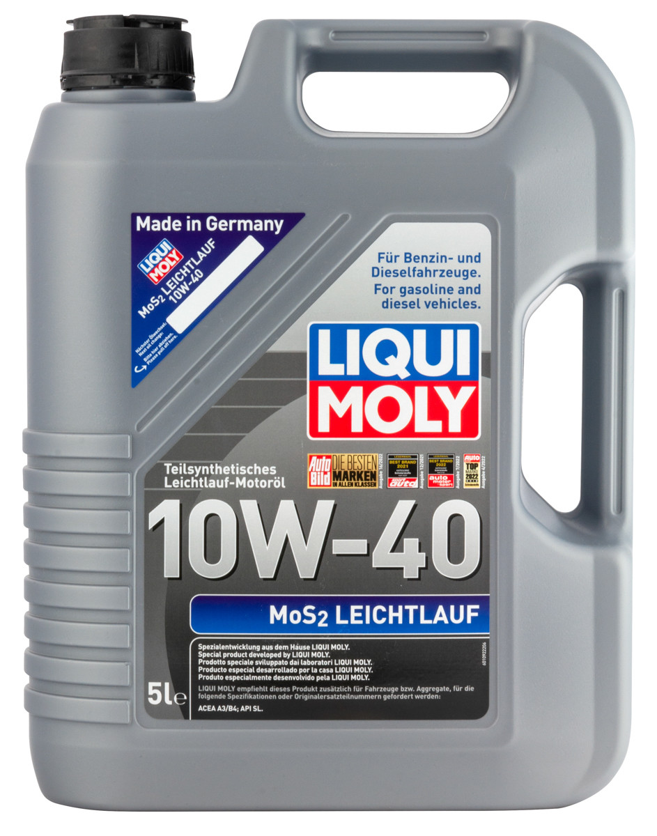MoS2 Leichtlauf 2184 10W-40 5 литров полусинтетическое моторное масло