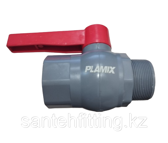Шаровый кран PVC-2 ГШБ PLAMIX