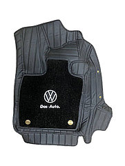 Однослойные полики, коврики в салон Volkswagen ID.4, тканевые
