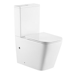 Унитаз напольный Triton-Pro Corso CO-3006, сиденье, фурнитура