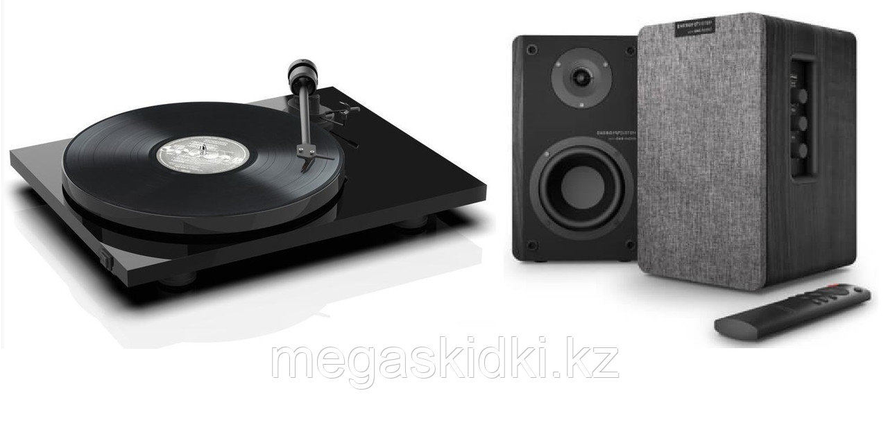 Виниловый проигрыватель Pro-Ject E1 с активной акустикой