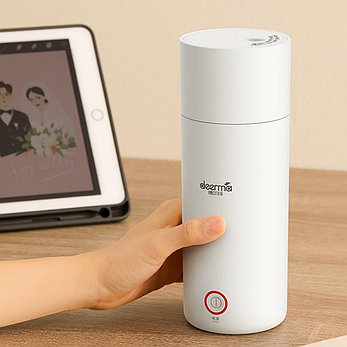 Термос с функцией подогрева Deerma Portable Heating Water Cup DEM-DR050 Белый, фото 4