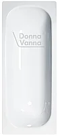 Ванна стальная с антибактериальным покрытием DONNA VANNA 150х70х40 c каркасной подставкой (DV-57901)