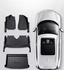 Двухслойные полики, коврики в салон и багажник Zeekr X, TPE, 5 местная комплектация