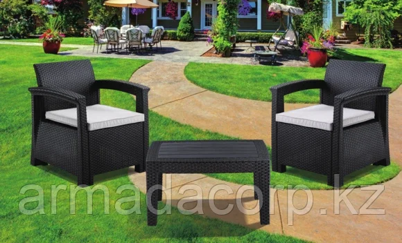 Комплект мебели Rattan Comfort 3, венге, фото 1