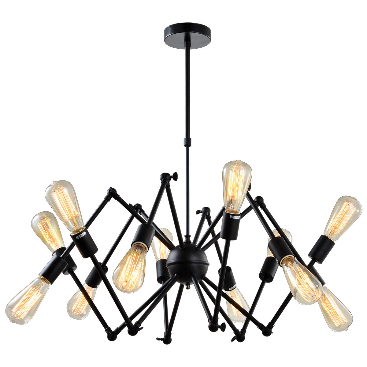 Люстра 6158-12 12xE27 40W BLACK (ASYA-AVIZE)